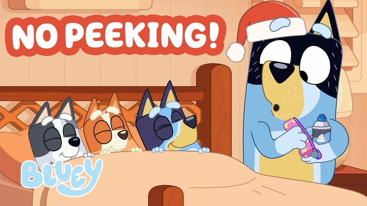 No Peeking! 👀 🎁 | 30 MINUTES Bluey Christmas Moment Compilation and More Fun! 🎅 💙 | Bluey