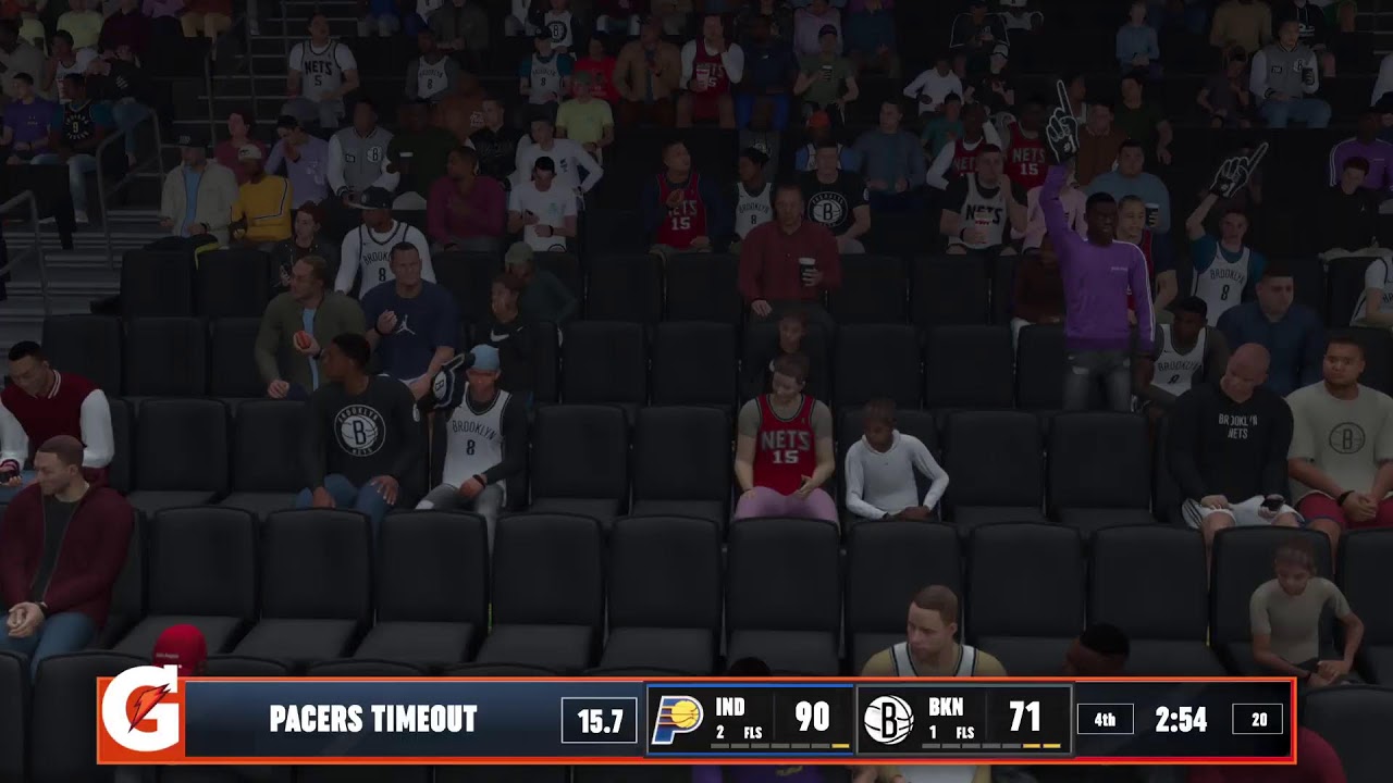 Indiana Pacers At Brooklyn Nets February 24th 2083