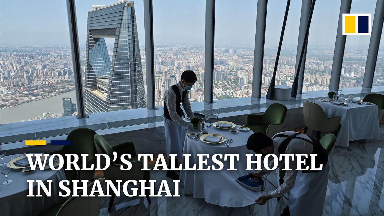 Shanghai opens world’s tallest hotel in the clouds
