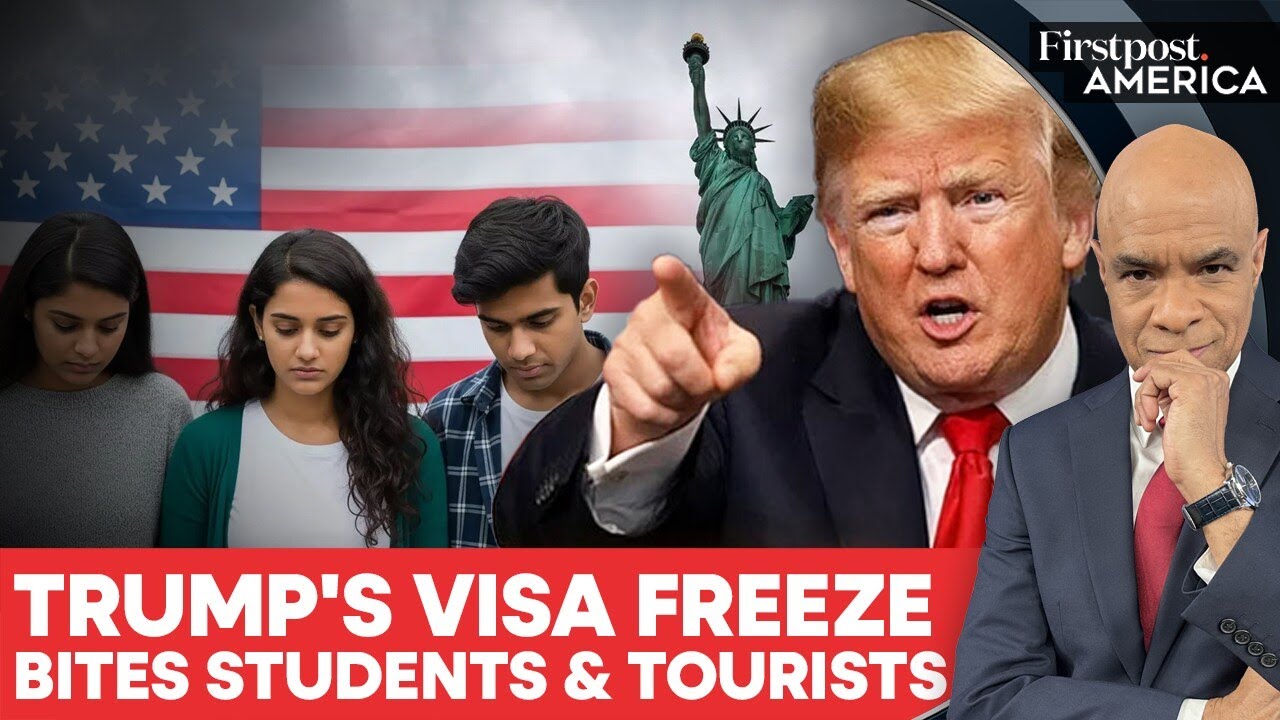 Trump's Visa Freeze Dents US Tourism, India's Study Abroad Loan Sector | Firstpost America | N18G&nbsp;