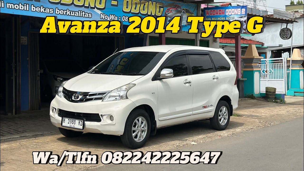 Mobil Keluarga TerLaris Toyota Avanza 2014 Type G