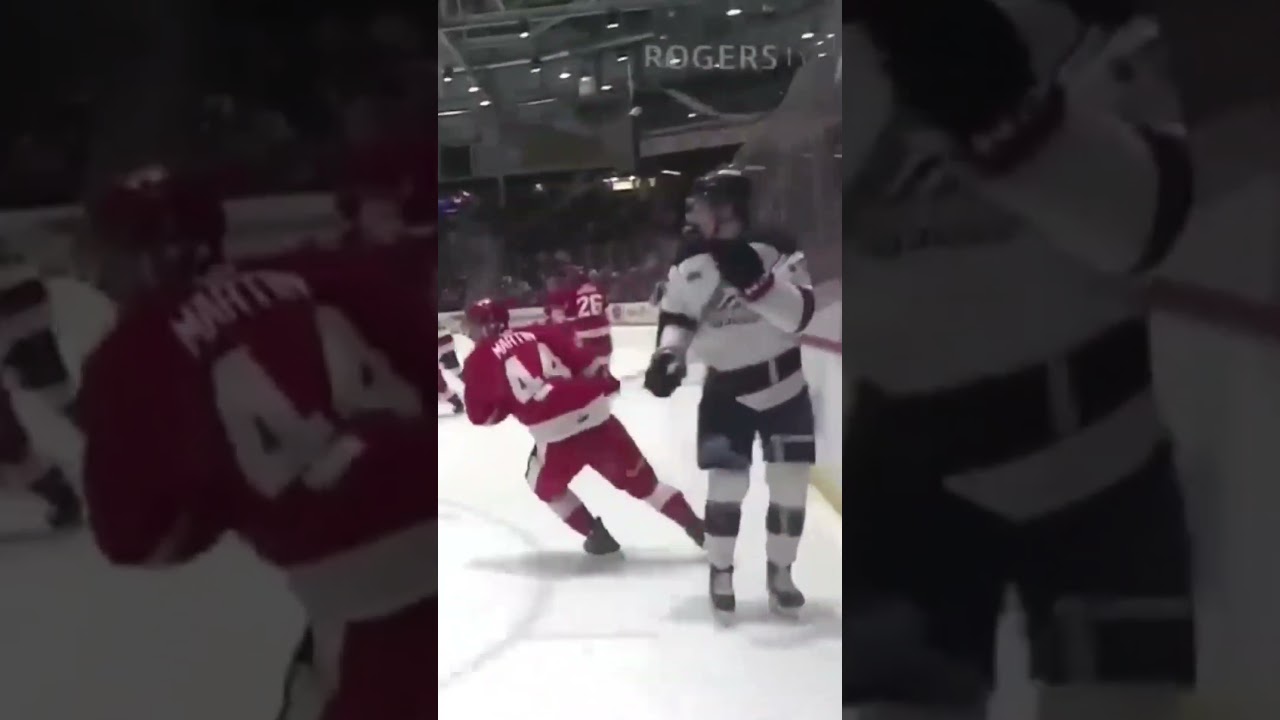 BRADY MARTIN Hits Like a Train #nhl #nhldraft