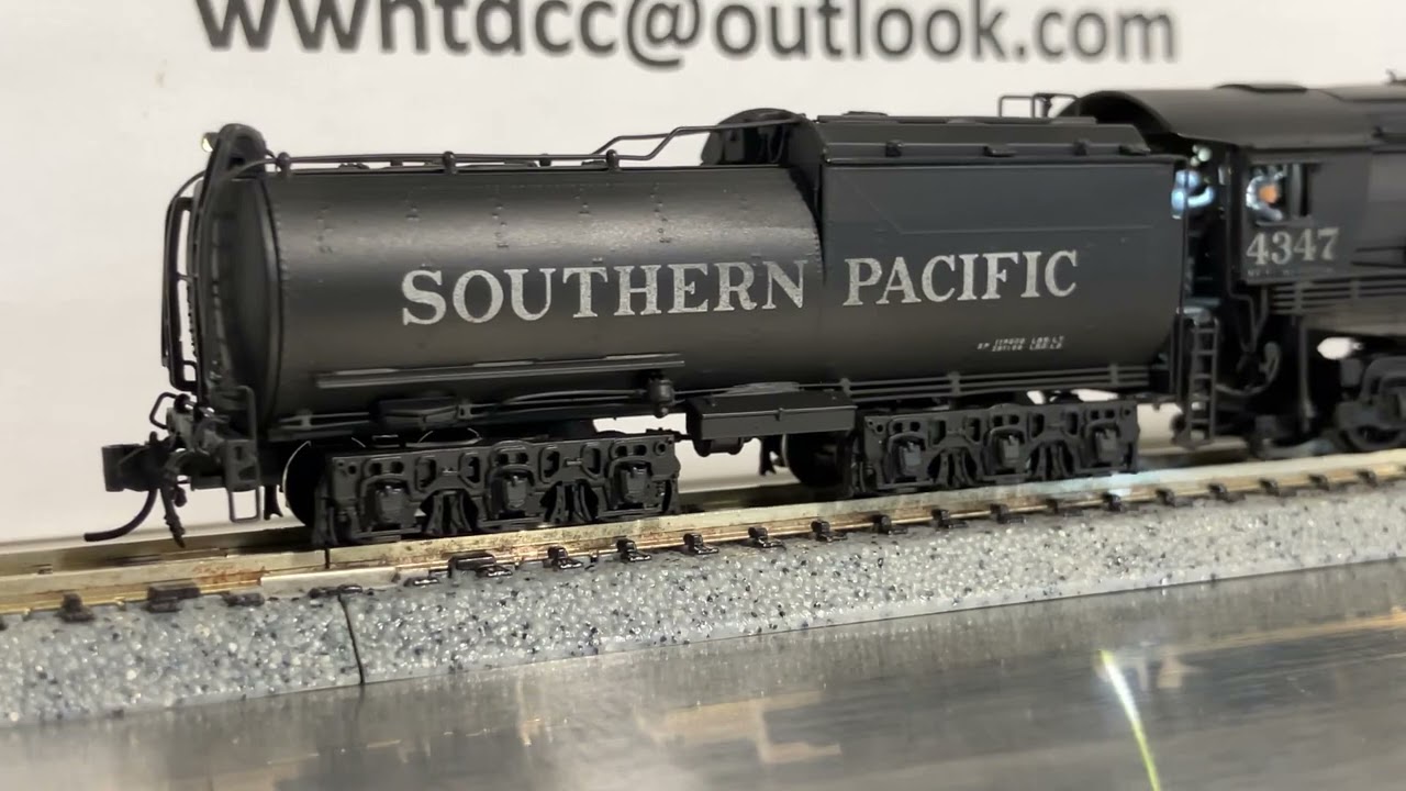 Nscale Key Brass 4-8-2 MT-4 SP #4347, Master Class restoration and conversion with 