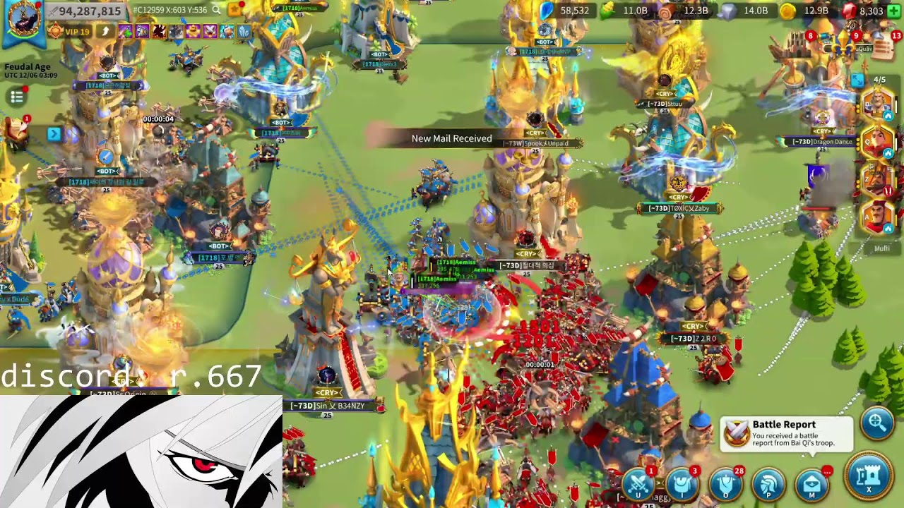 95M I 1718 vs 3473 I KING'S LAND !!! I RISE OF KINGDOM