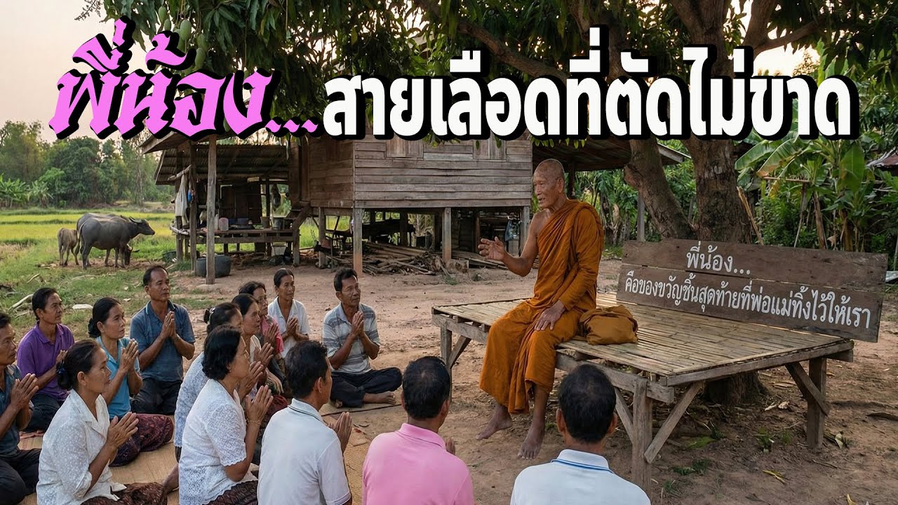 EP.09 ทำไมเราถึงเกิดมาเป็นพี่น้องกัน | เสียงธรรมอิ่มบุญ