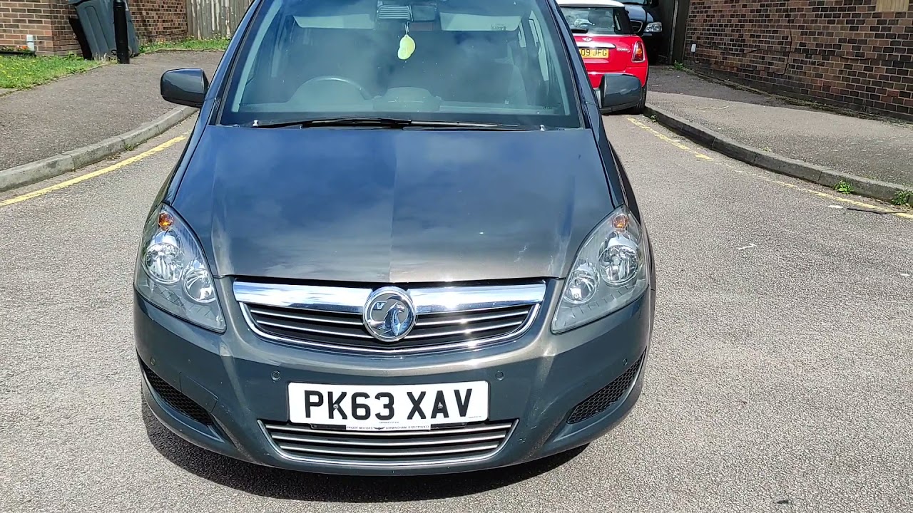 Vauxhall Zafira 1.7 TD ecoFLEX 16v Exclusiv 5dr 78k Miles Cam belt Water pump & Service just done