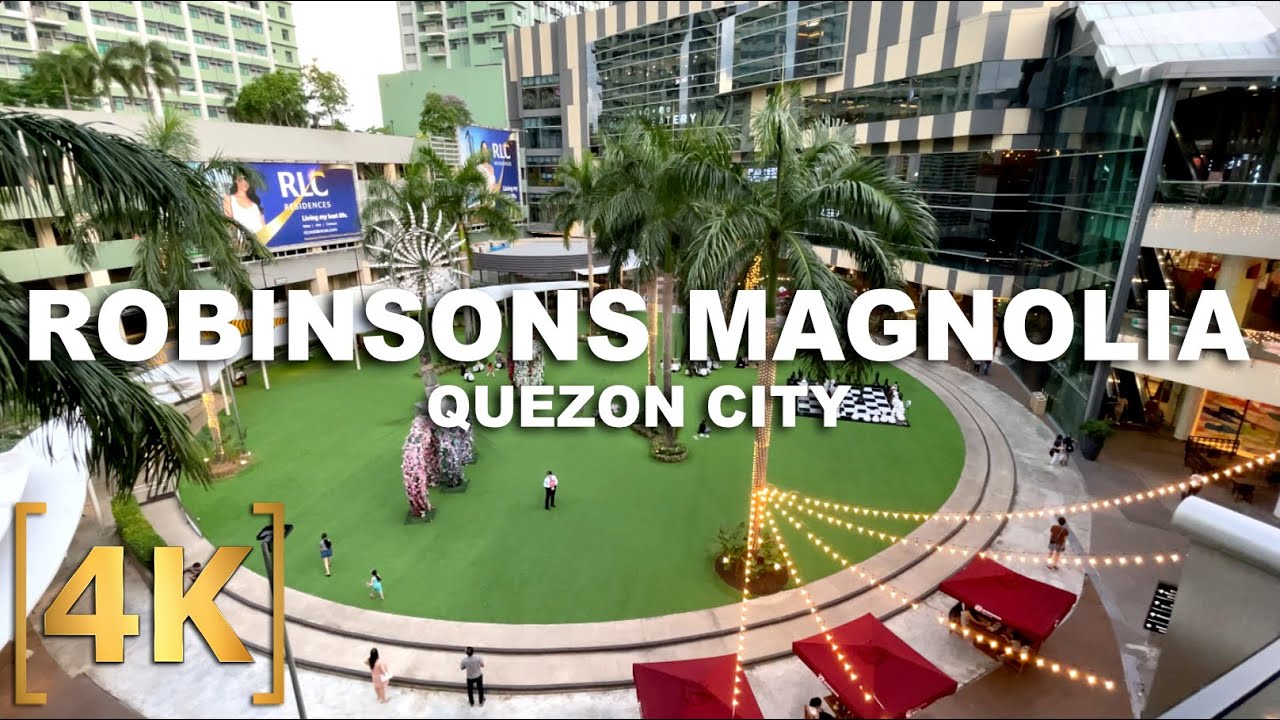 Robinsons Magnolia | Mall Walking Tour | 4K | Quezon City, Philippines