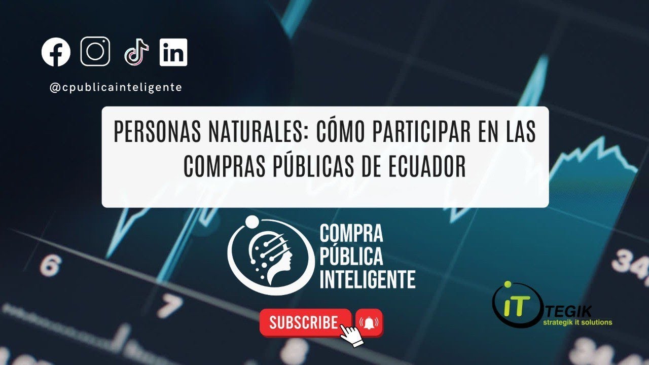 Personas naturales: c&oacute;mo participar en las compras p&uacute;blicas de Ecuador