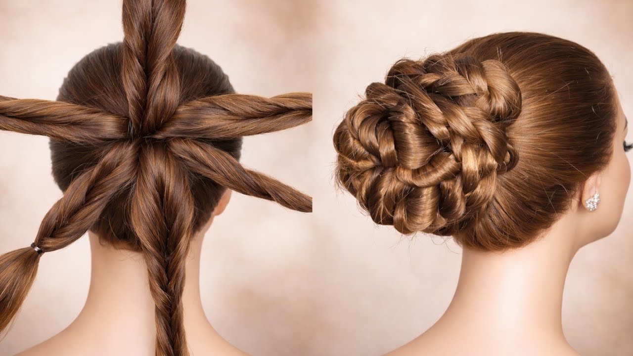 New Latest Messy Bun Hairstyle With Amazing Tricks | Party & Wedding Hairstyle | New Hairstyle 