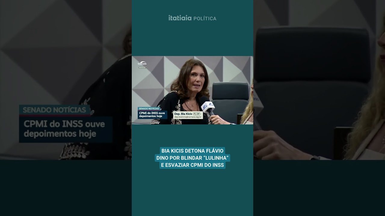 BIA KICIS DETONA FL&Aacute;VIO DINO POR BLINDAR 