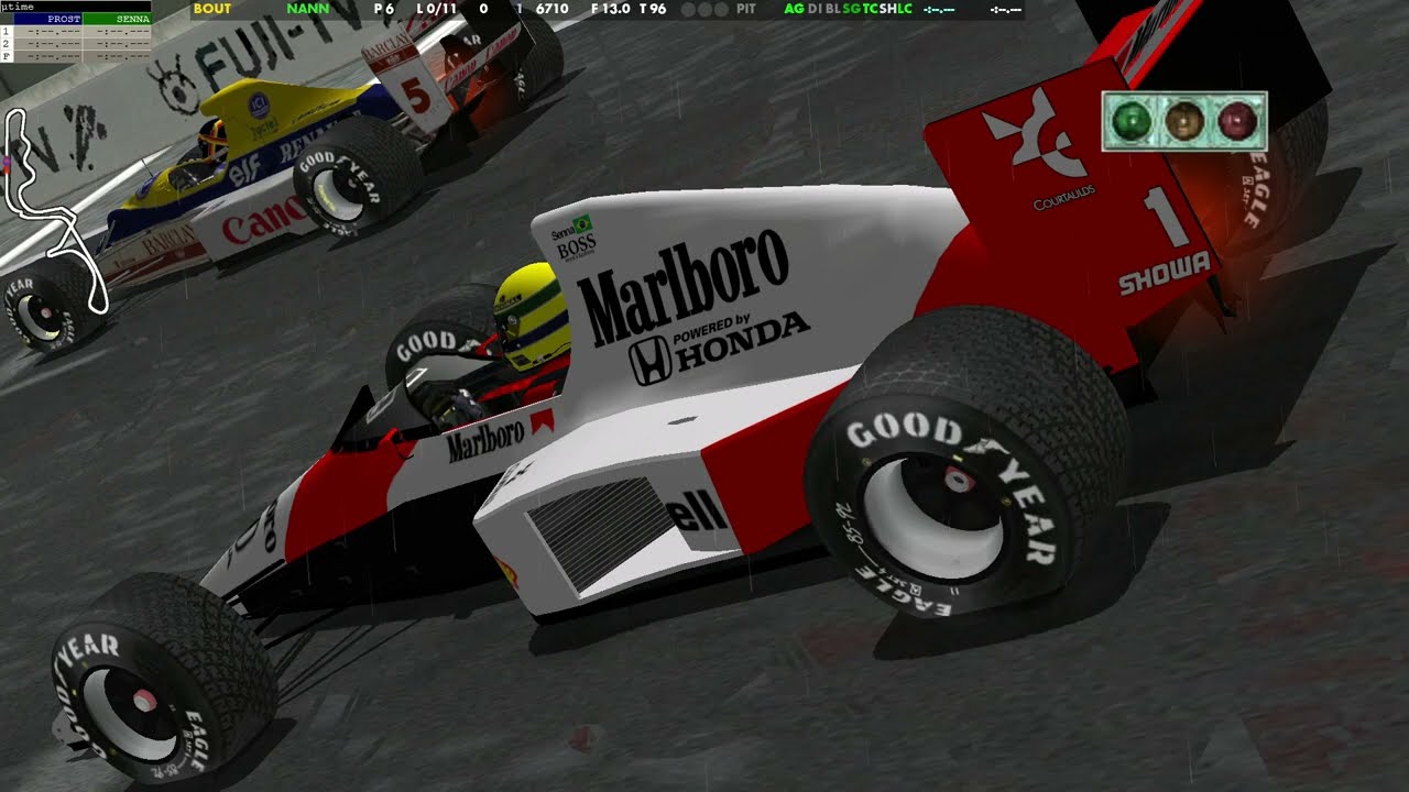 GP4 McLaren MP4 5 MOD 1989 Susuka Circuit