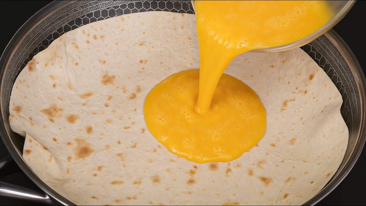 Tortilla mit Eiern – besser als jede Pizza! Dieses geniale Rezept überrascht alle.