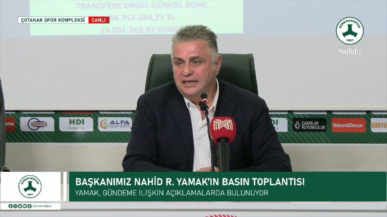 Başkanımız Nahid R. Yamak'ın Basın Toplantısı