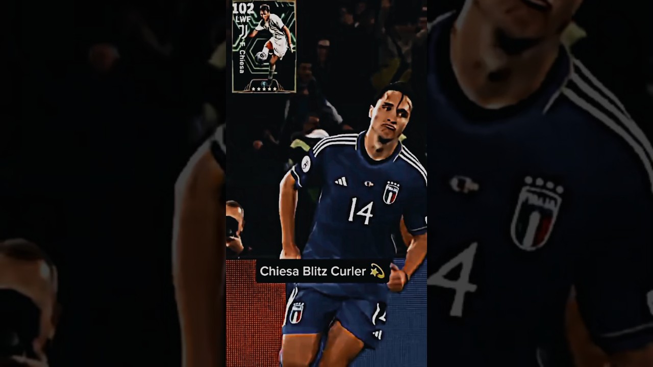Blitz Curler Chiesa in real life. #efootballmobile2024 #blitzcurlers #efootball #blitzcurlerchiesa