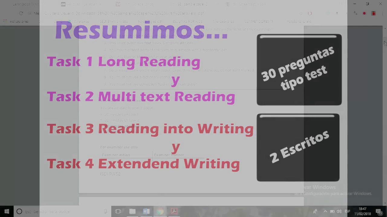 Consejos para hacer  el Escrito ISE de Trinity College London