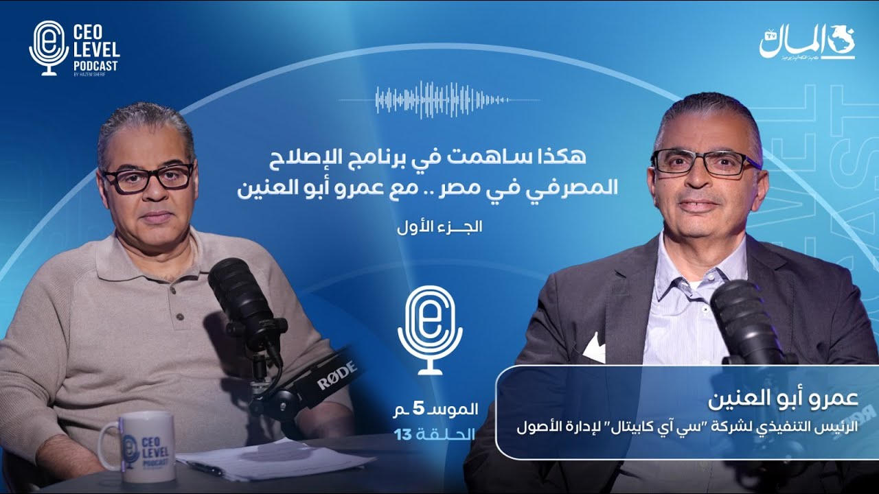 هكذا ساهمت في برنامج الإصلاح المصرفي في مصر .. مع عمرو أبو العنين (الجزء الأول)