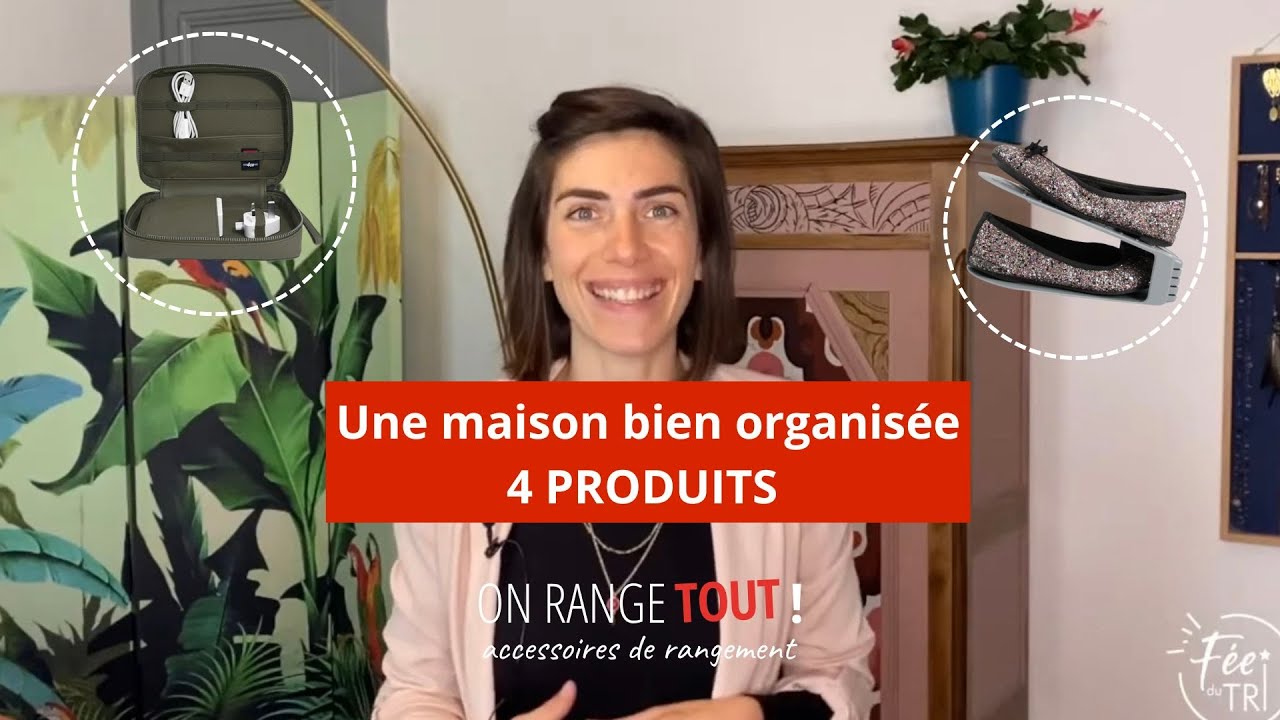 La Fée du tri présente 4 produits ON RANGE TOUT pour une maison bien organisée - ON RANGE TOUT