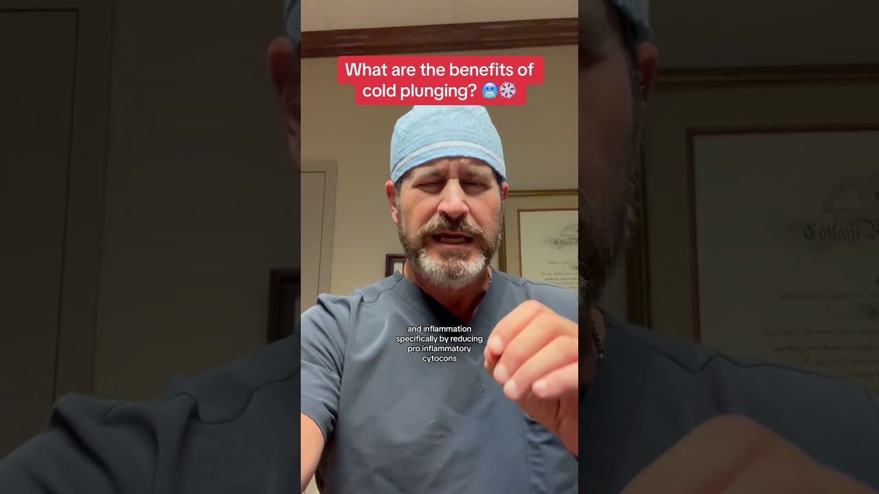 What are the benefits of cold plunging? #doctor #surgeon #coldexposure #coldplungetherapy #fypツ