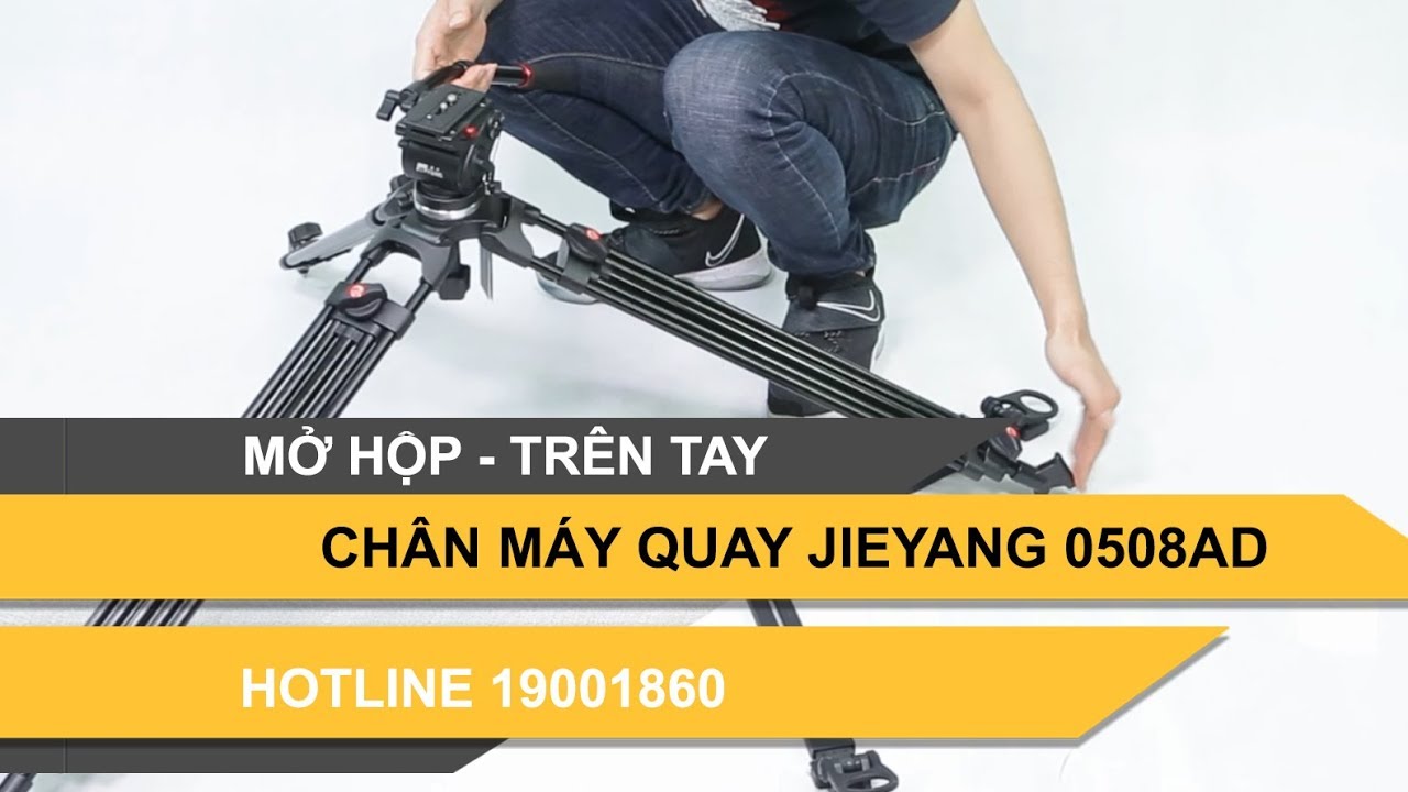 Chân máy quay baby chuyên nghiệp quay thấp Jieyang 0508AD
