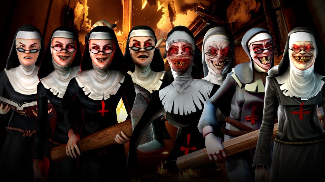 EVIL NUN ALL JUMPSCARES