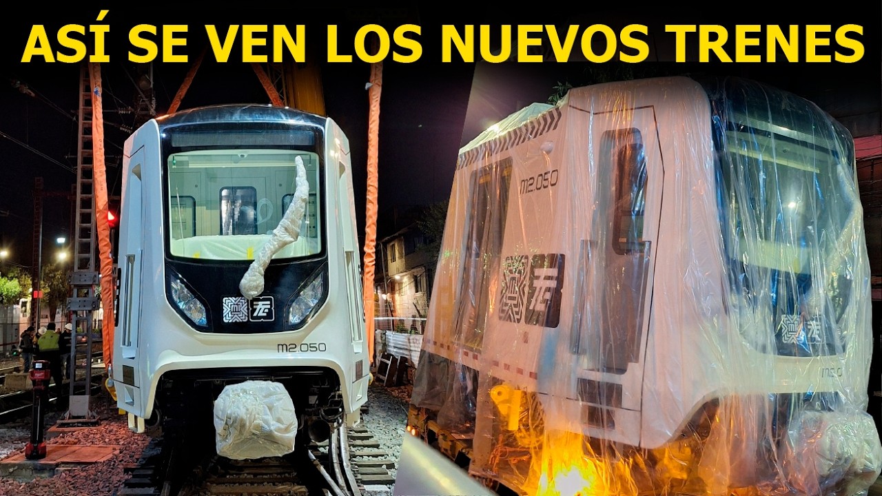 Así se ven los NUEVOS trenes para el Tren Ligero de la CDMX de Xochimilco   - Taxqueña