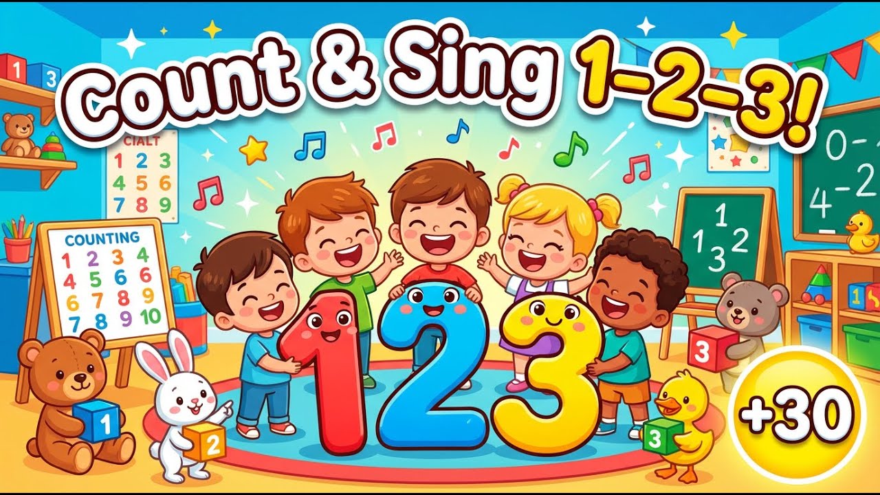 Numbers Song! 1️⃣2️⃣3️⃣ Learn To Count & More Learning Songs | 30 Mins Kids Mix 🔢  Children's songs