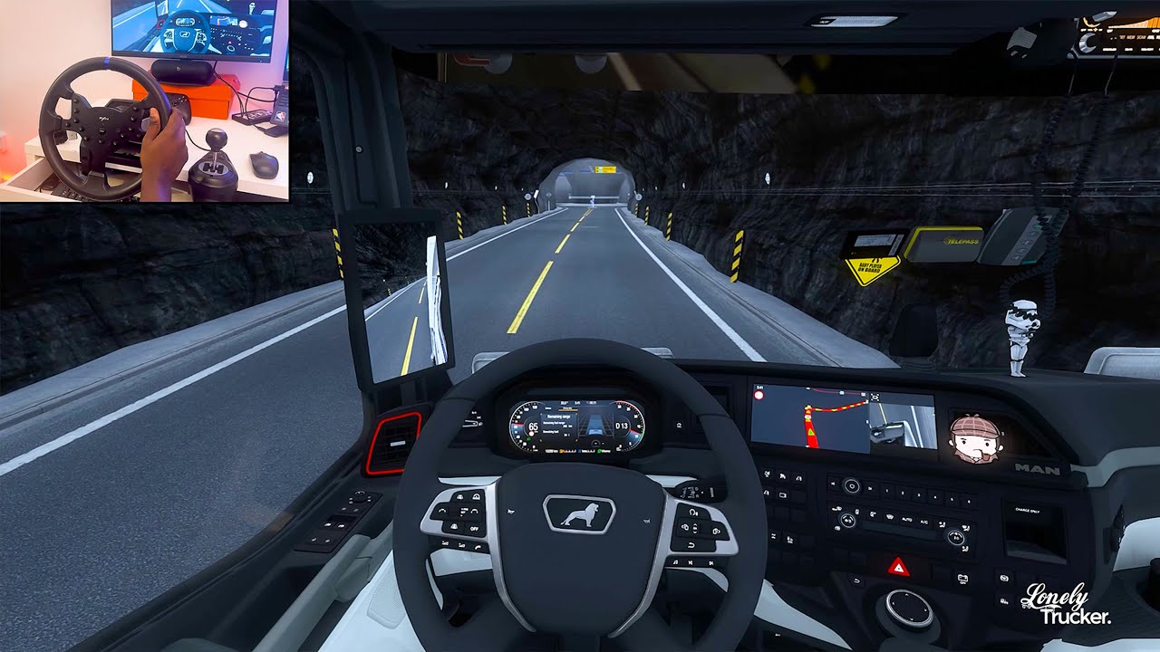 Norway Has The Best Roads In ETS2 | Steering Wheel Gameplay!
