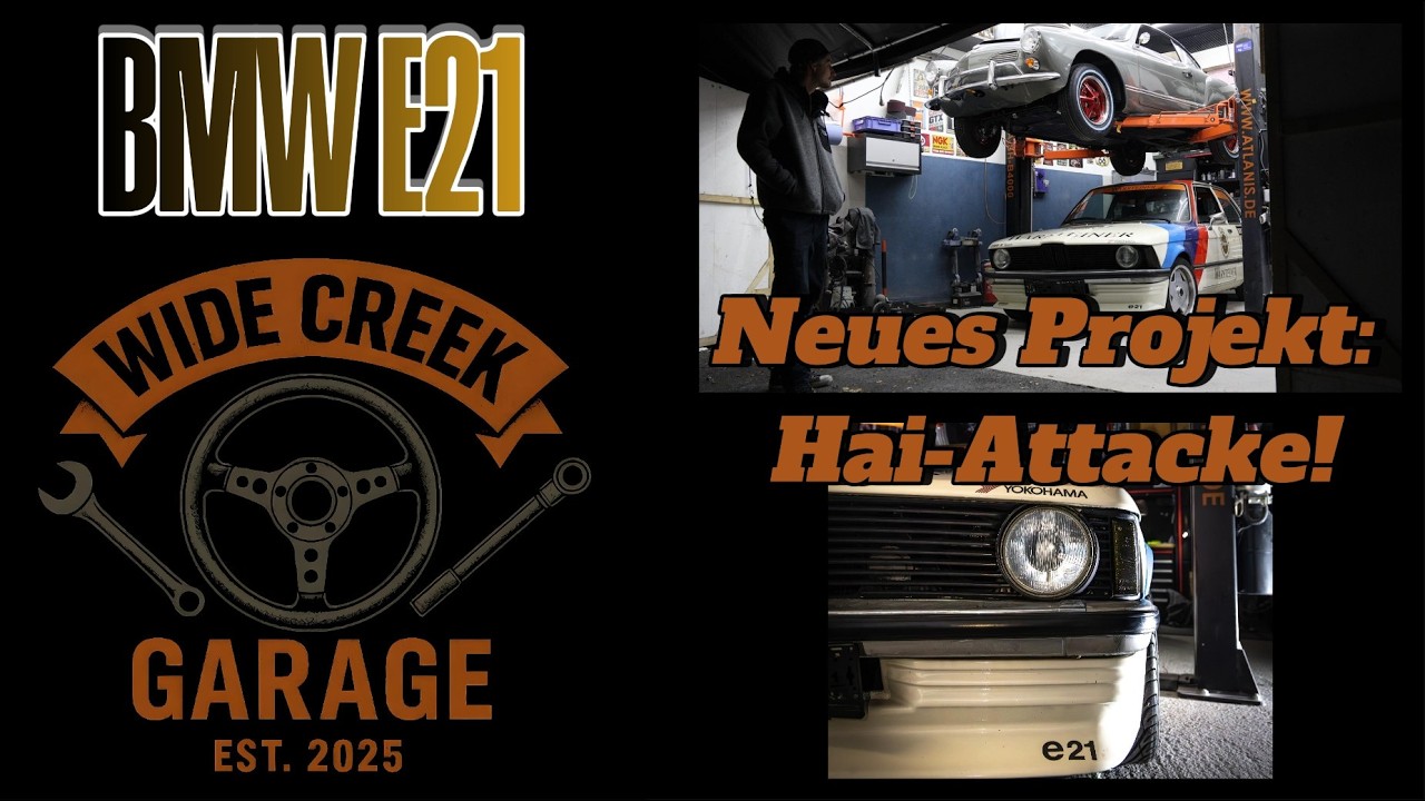 Shark attack BMW E21: Jetzt geht's los ! !