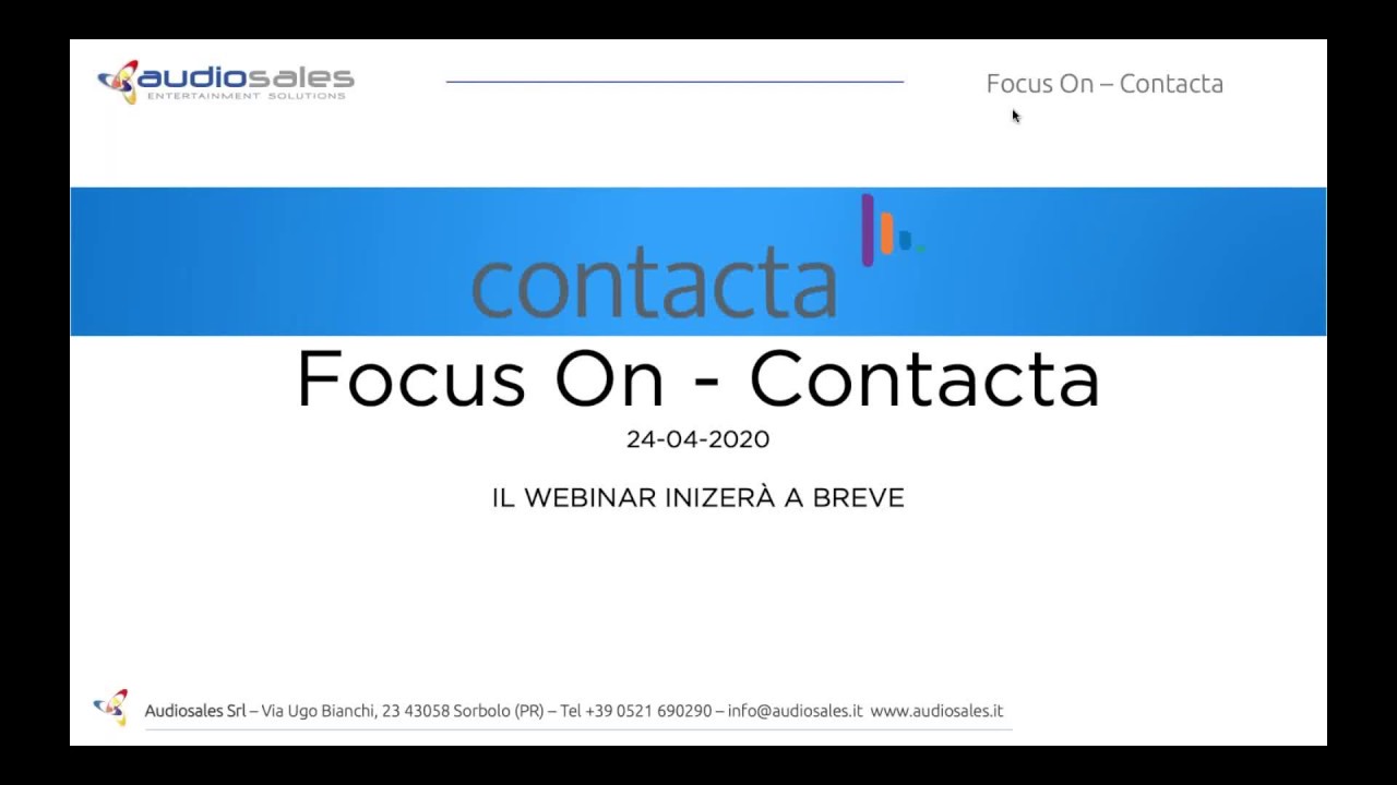 Focus On - Contacta: Soluzioni per l'ascolto assistito