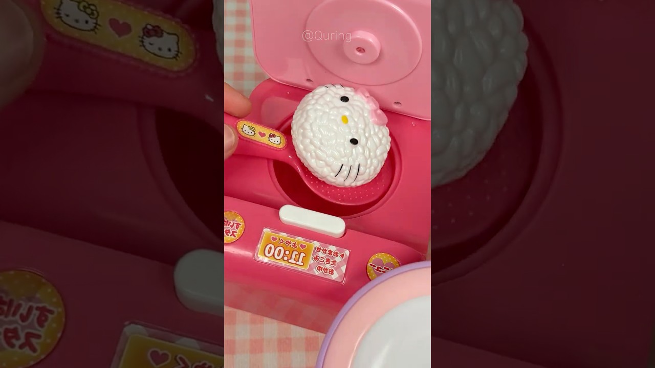 Daily satisfying Toy ASMR 💜Kitty rice cooker💜  