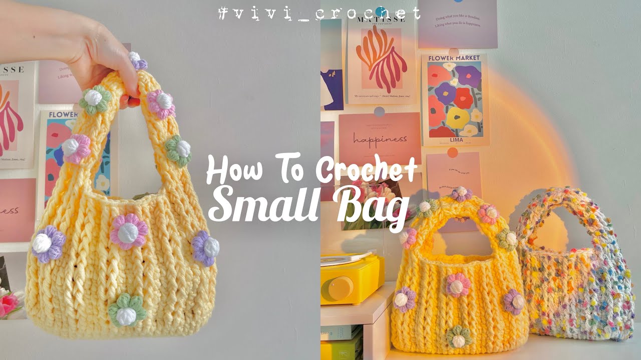 ✨How To Crochet Bag | Small Crochet Bag ✨