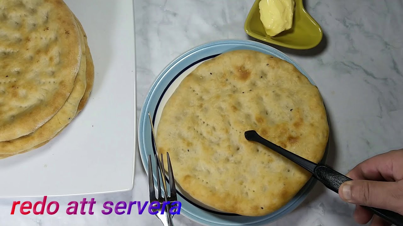 Hur man g&ouml;r naanbr&ouml;d | naan bread |  how to make naan bread |