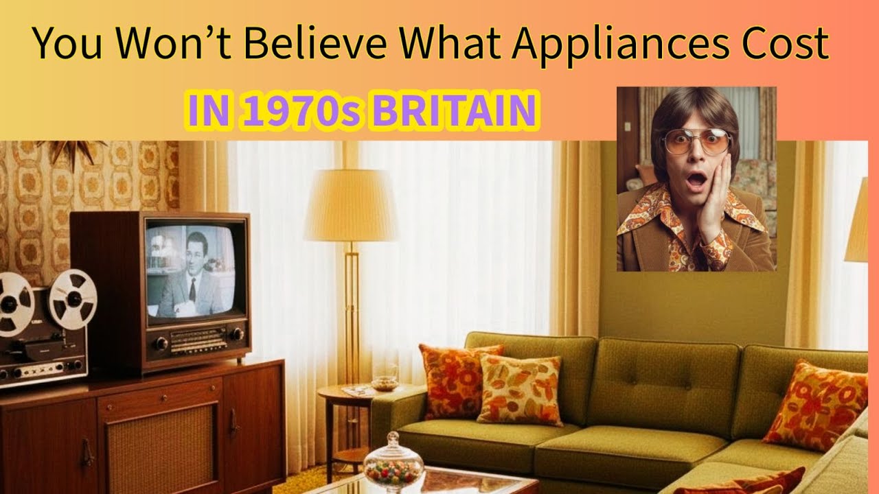 How Much Did Household Appliances Cost in the 70s vs Today