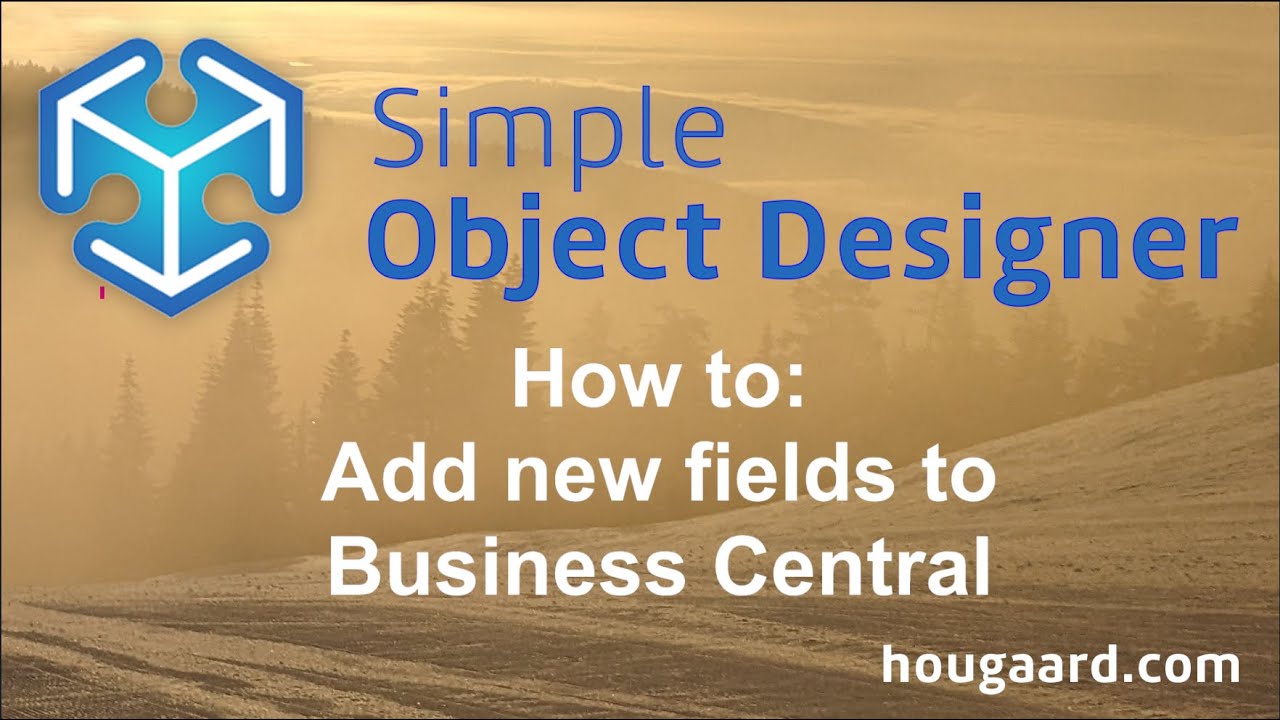 Как добавить новые поля в Business Central