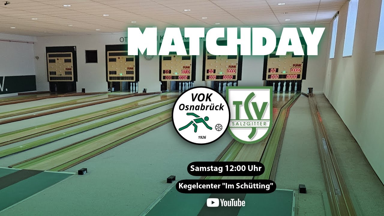 VOK Osnabrück 1 - SKV Salzgitter 1 | Verbandsliga KVN | 25/26 | Sportkegeln Schere