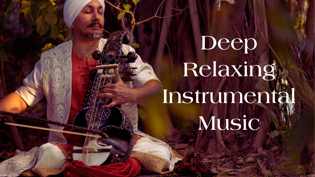 Calming Indian String Instrumental Meditation Music for study sleep & work