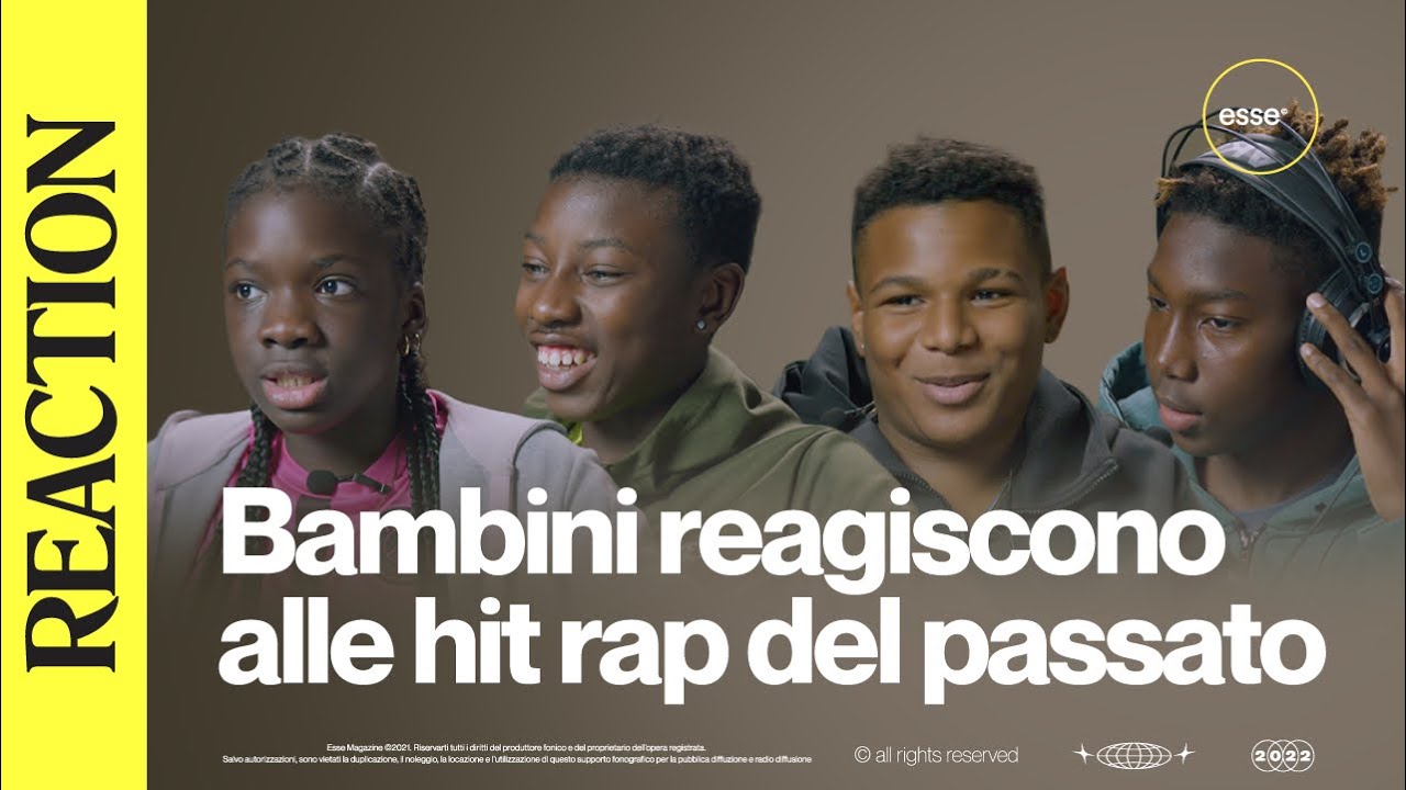 Bambini reagiscono alle hit rap del passato | ESSE