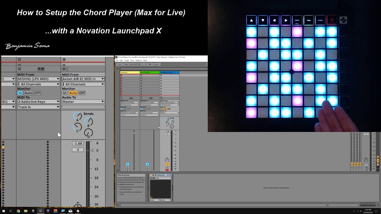 How to Setup the Chord Player with the Launchpad X