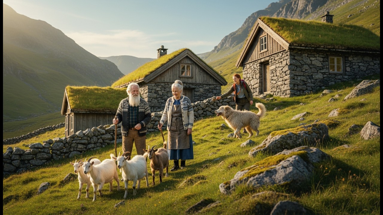 Highland Life: Autumn Apple Harvest & Open Fire Baking in a Stone House (ASMR)