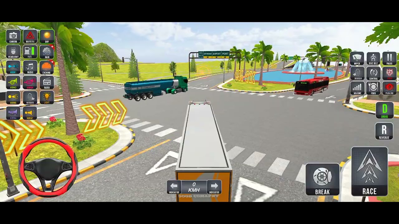 Indian Cargo Truck Ashok Lorry Driving - Offroad Truck Driver Simulator - Android GamePlay