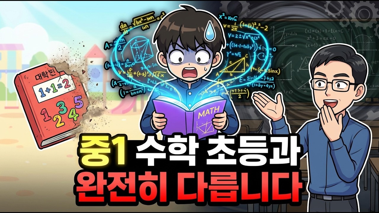 중1!  그리고 초6~초6에서 중1, 수학은 이렇게 연결하면 쉬워집니다