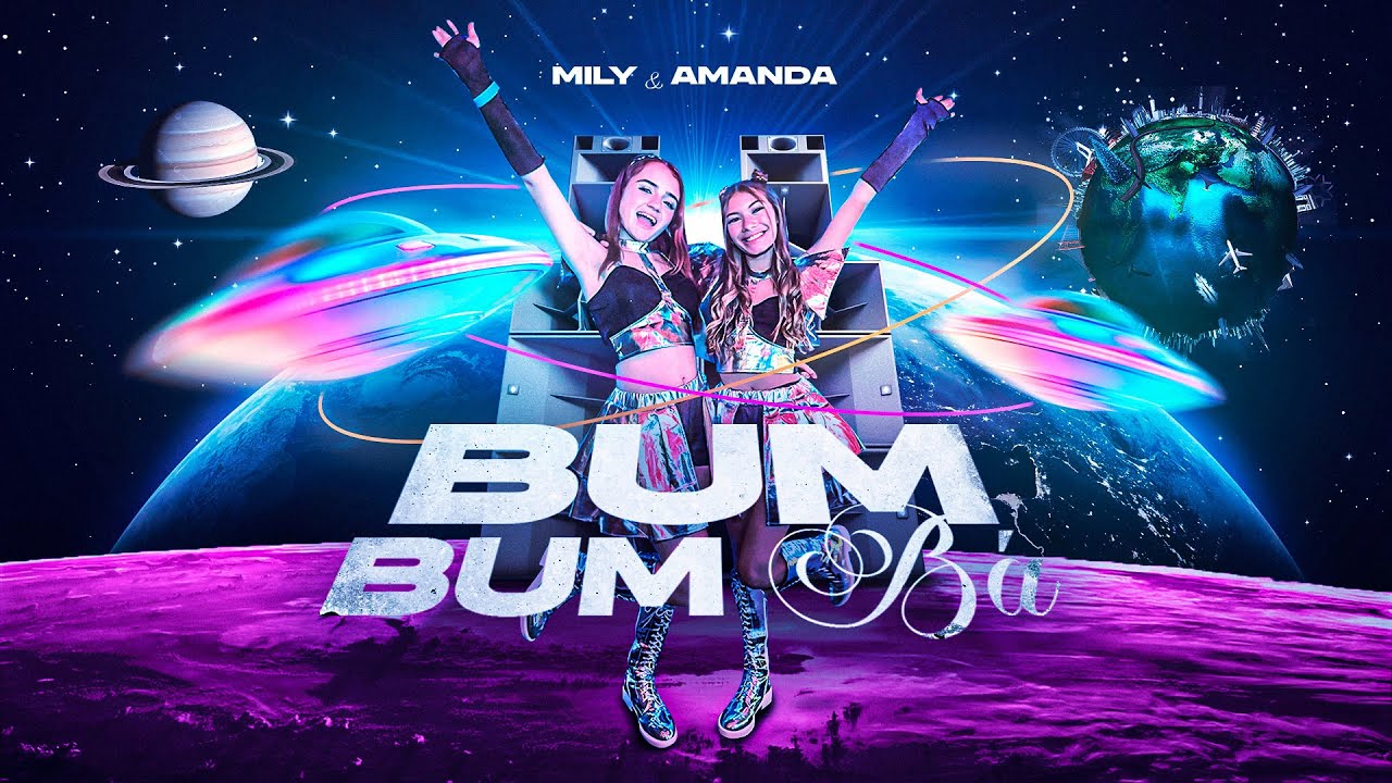 Bum Bum Bá ( Clipe Oficial ) Mily Pinho e Amanda Nathanry