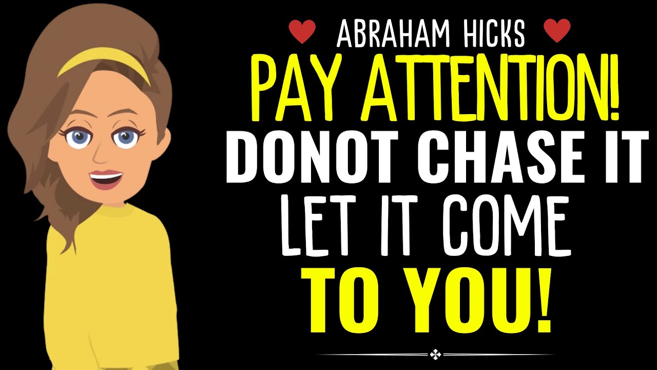 Abraham Hicks 2025- Stop Chasing it!! Let it come to You Using Energy✨