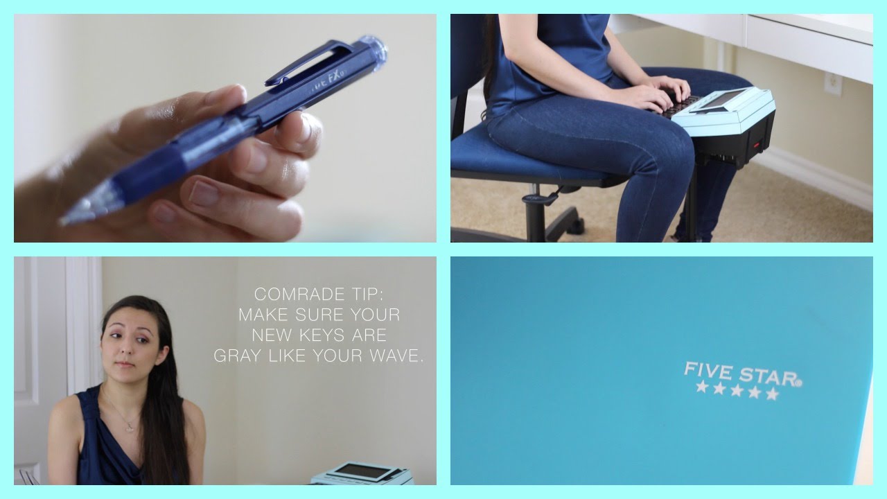 How to Sit at Your Machine + First Steno Purchases