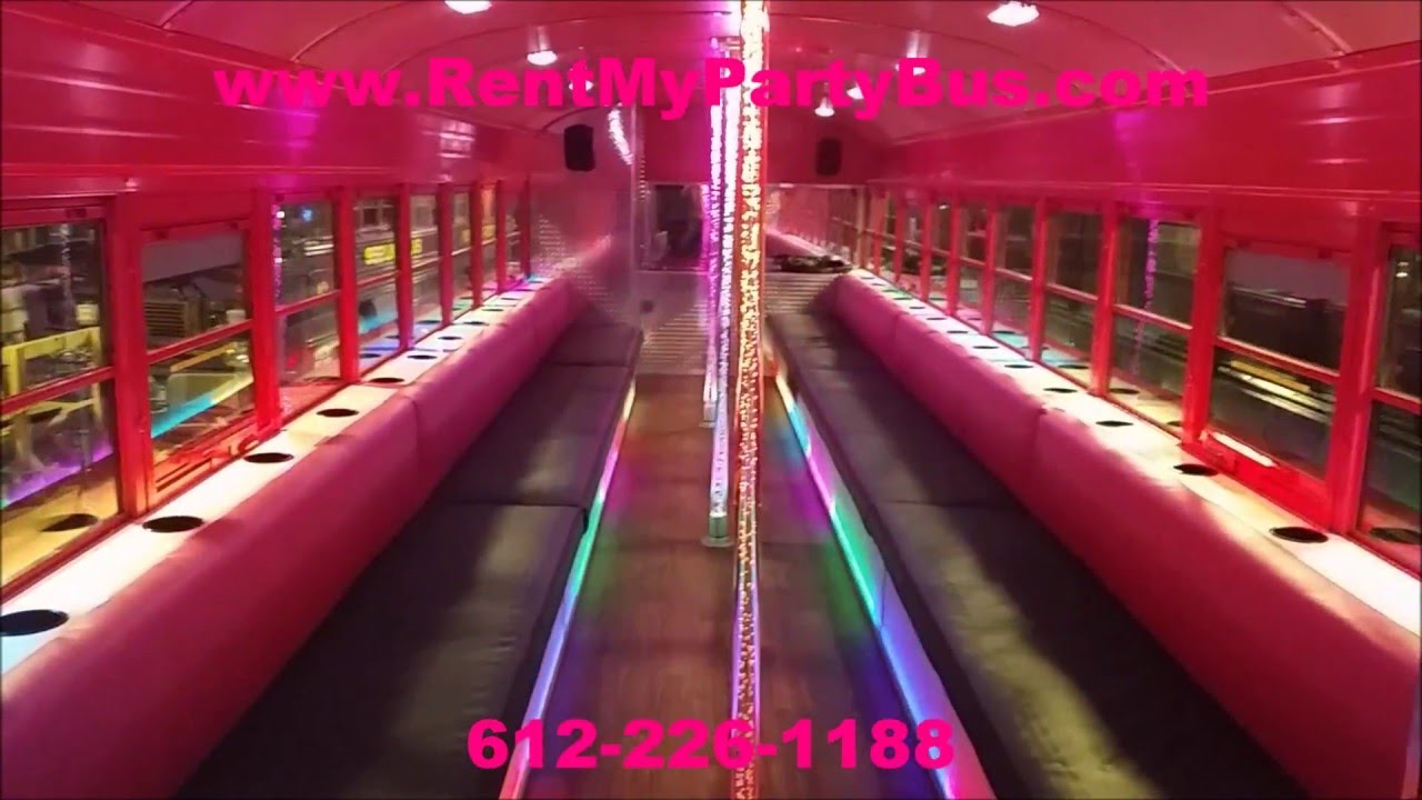 The Pink Ribbon Party Bus | Party Buses Limos Minneapolis MN | Rent My Party Bus | 612-226-1188