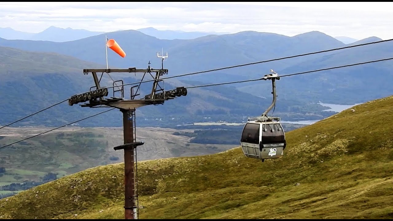 Gondolas at Nevis Range and Neptune's Staircase