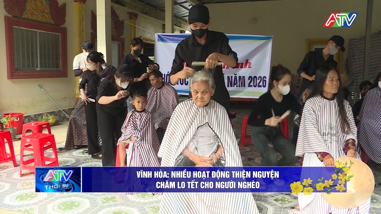 Vĩnh Hòa: Nhiều hoạt động thiện nguyện chăm lo tết cho người nghèo | Truyền hình An Giang 2