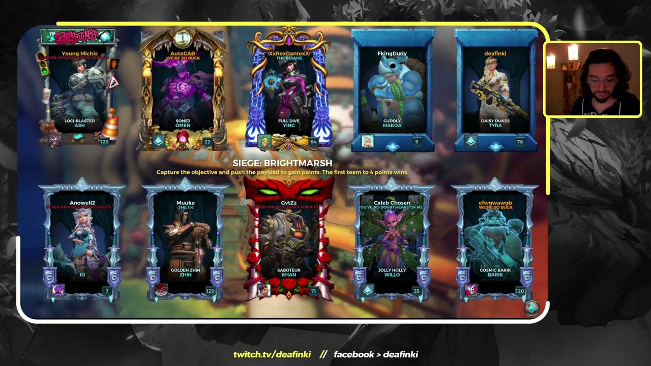 Sordito juega rankeds en Paladins para ser jugador de la PPL algun dia
