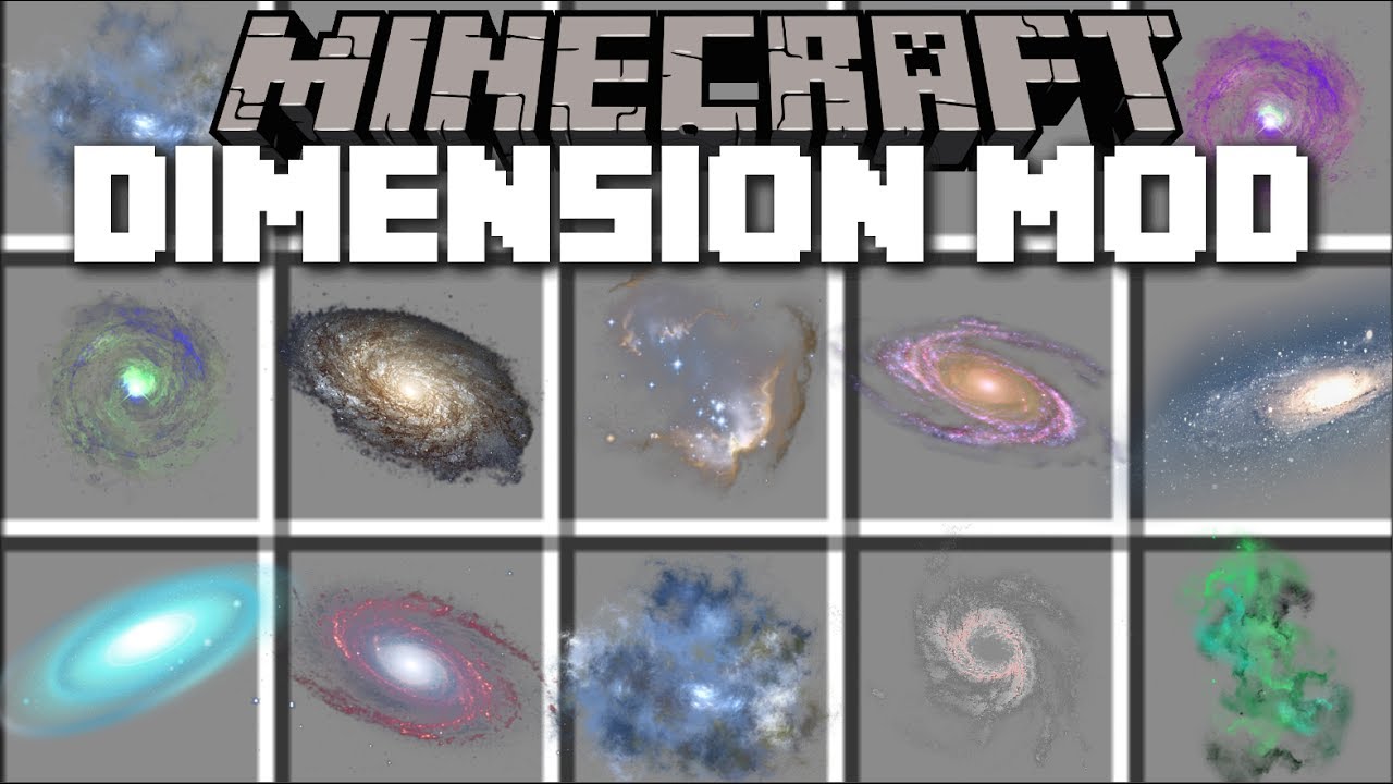 Minecraft DIMENSION MOD / TRAVEL THROUGH DANGEROUS PORTALS AND SURVIVE!! Minecraft