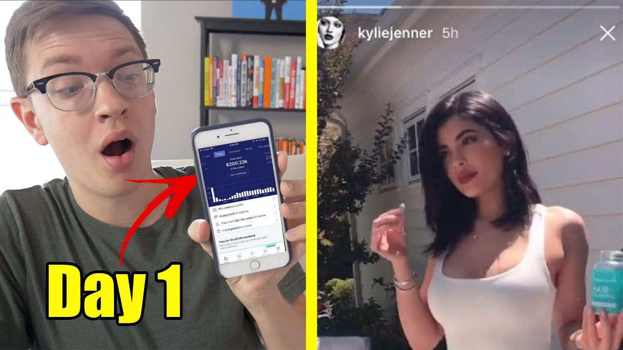 I Bought $300k In Influencer Shoutouts (Here's Why...) Shopify Print On Demand